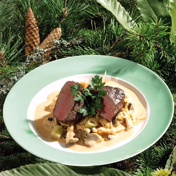 Wildrezept: Hirschsteak