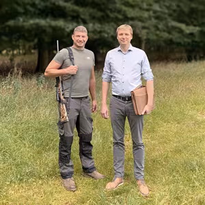 Andy Wentzke und Hannes Lenz