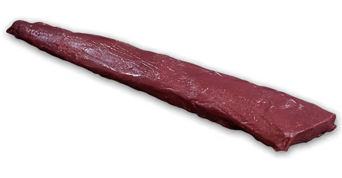 Hirschkalbsrücken ohne Knochen von Wald zu Tisch