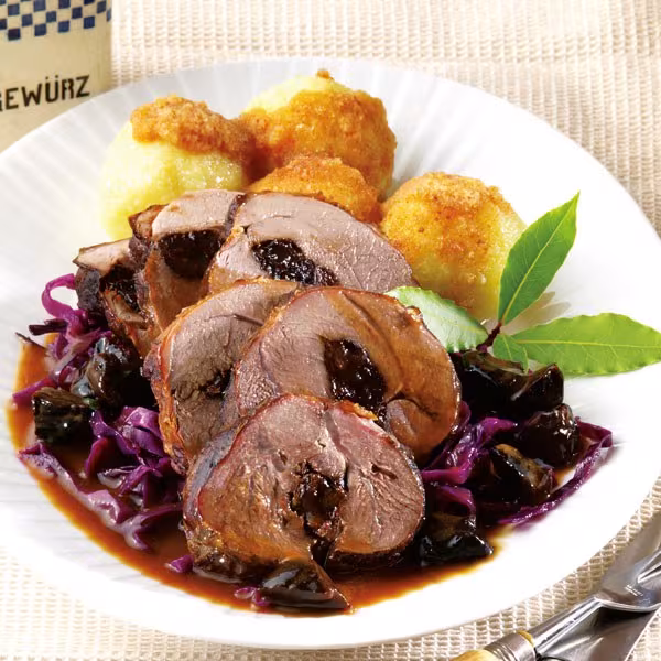 Wildrezept: Gefüllter Wildschweinbraten