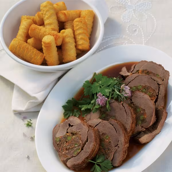 Wildrezept: Wildschwein-Rollbraten