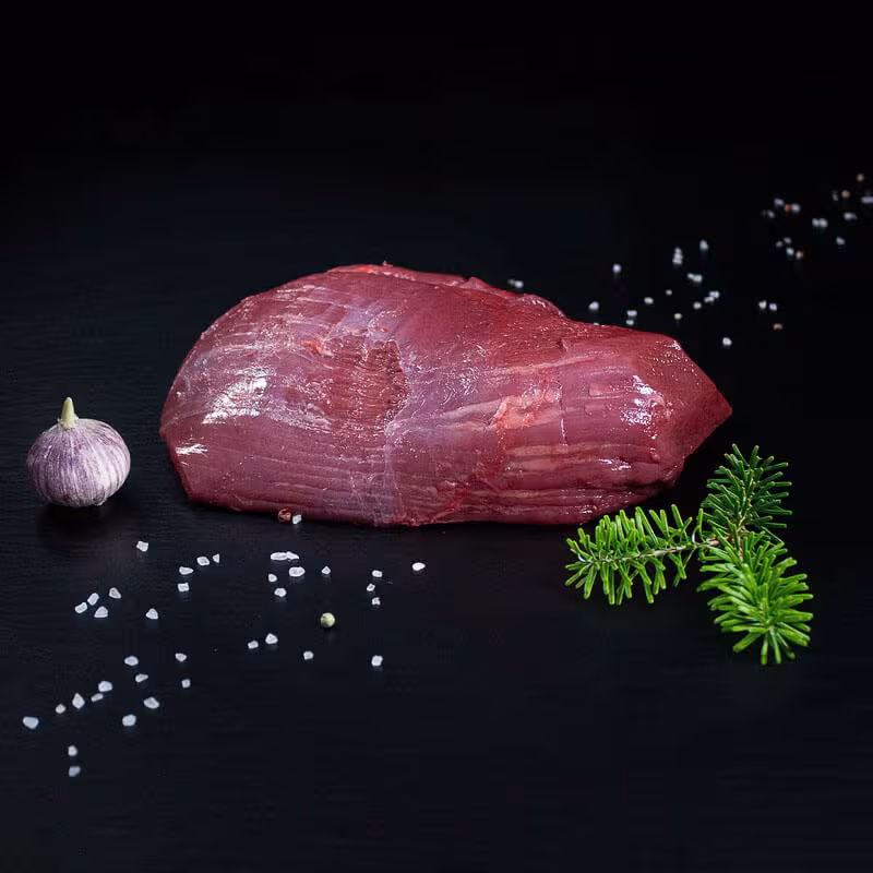 Hirschbraten aus der Keule